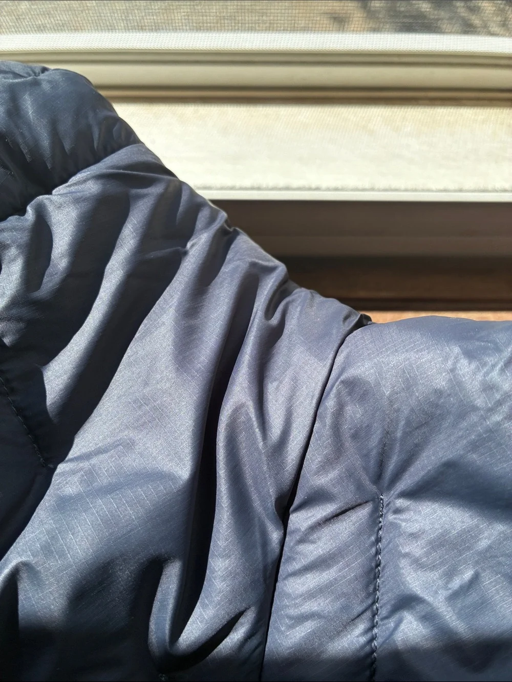 Patagonia Womens Macro Puff Hooded jacket.